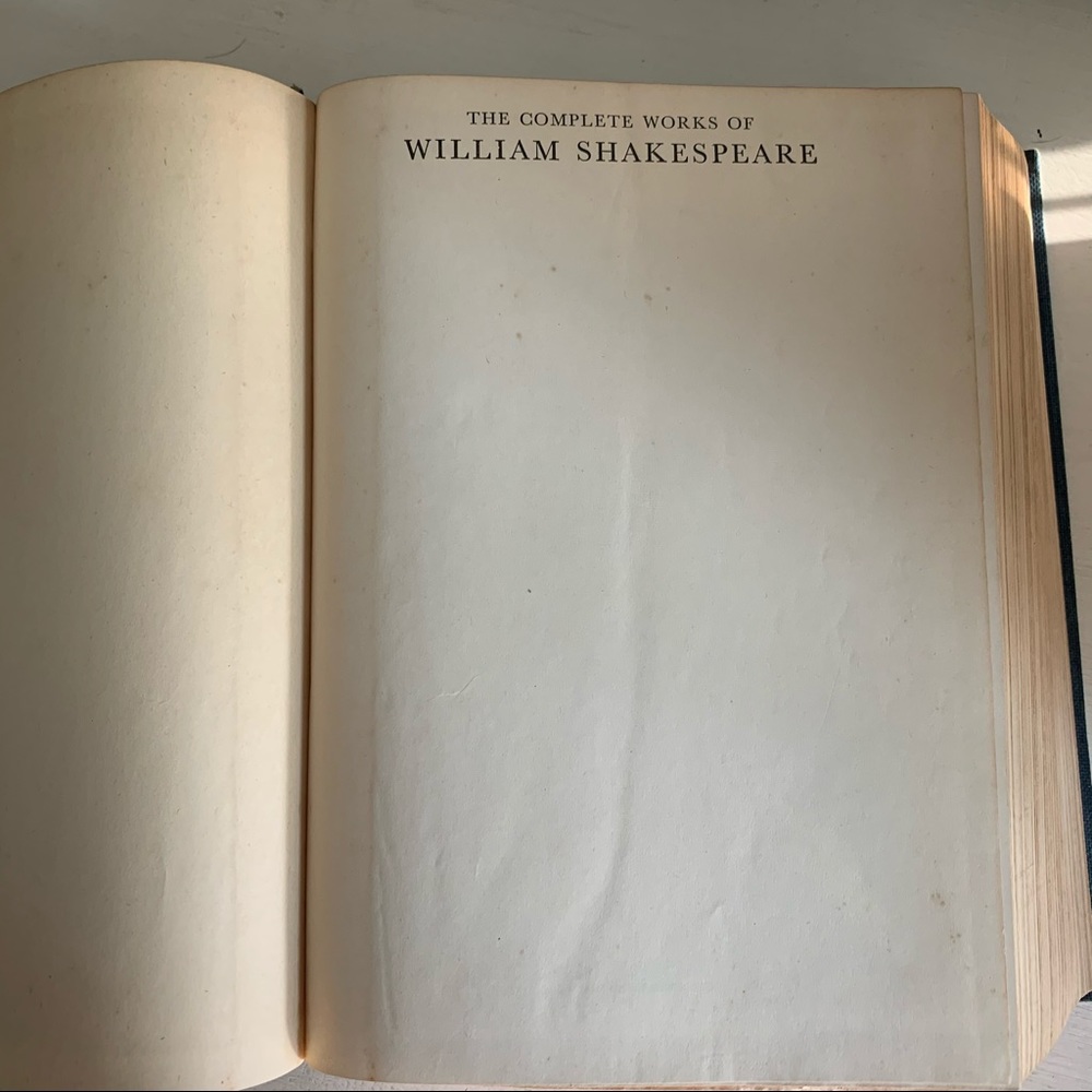 ❤️1936 The Complete Works of Shakespeare ❤️Vintage - Picture 8 of 14
